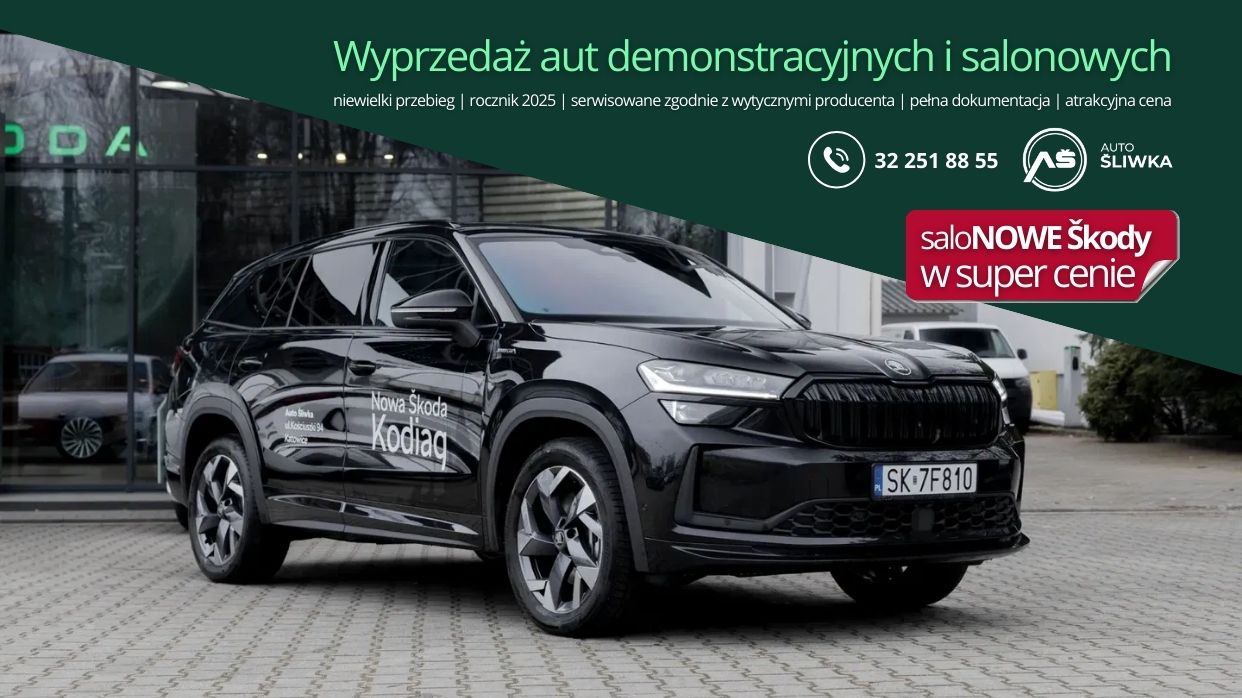 wyprzedaż aut demonstracyjnych i salonowych Skoda
